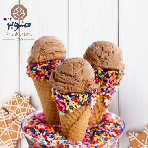ايس كريم زبادى توت